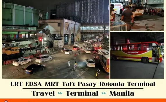 LRT EDSA MRT Taft Pasay Rotonda Terminal