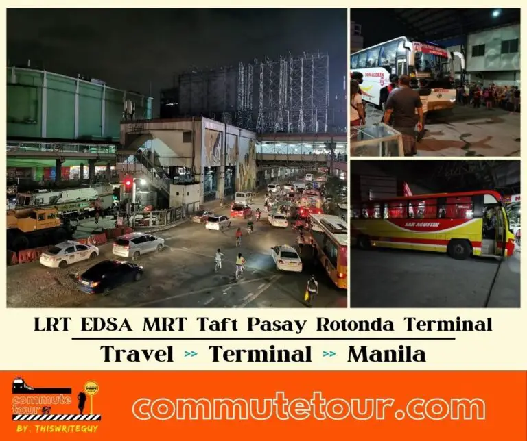 Pasay Bus Terminal Bus Schedule | Pasay Rotonda Van Jeep LRT MRT | 2023