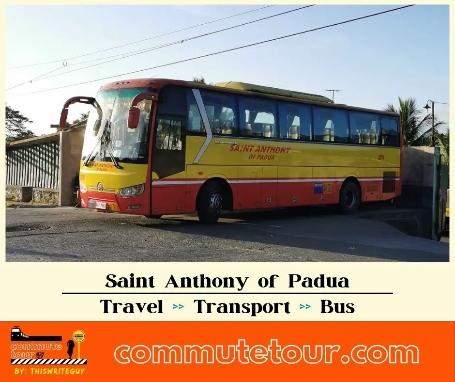 Saint Anthony of Padua Bus Schedule | Terminal | Contact Details | 2023
