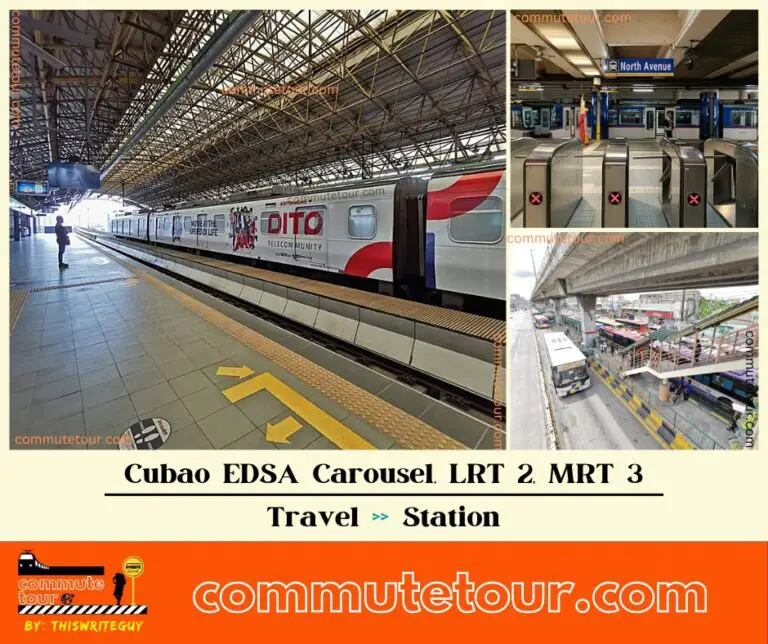 Cubao MRT 3, Main Ave EDSA Carousel, Araneta Cubao LRT 2 Station | Philippines | 2023